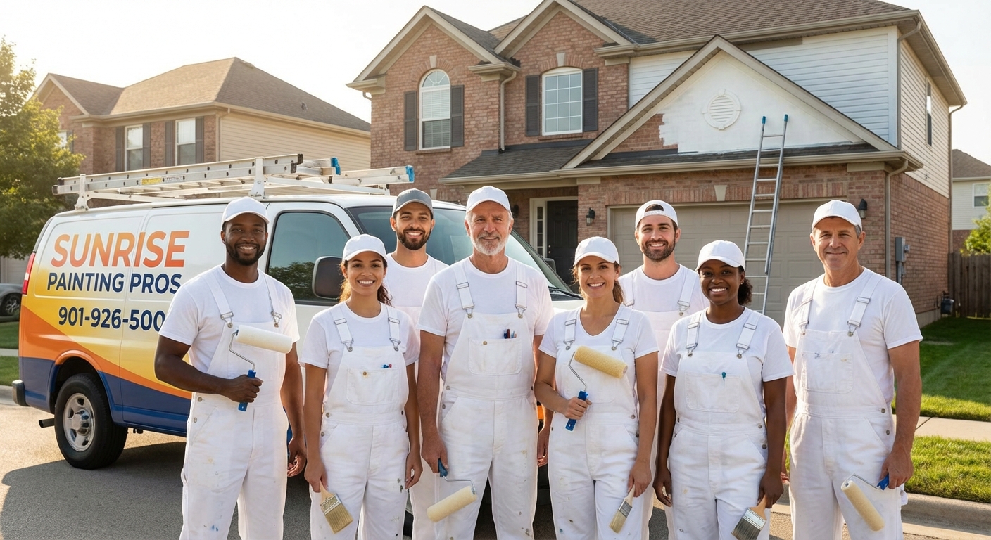 Elite Painting Co. professional painting team